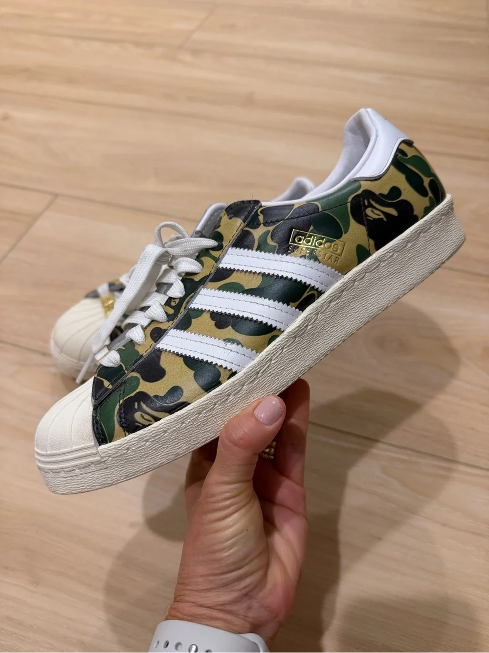 Adidas Superstar BAPE camo sneakers - Picture 5 of 14